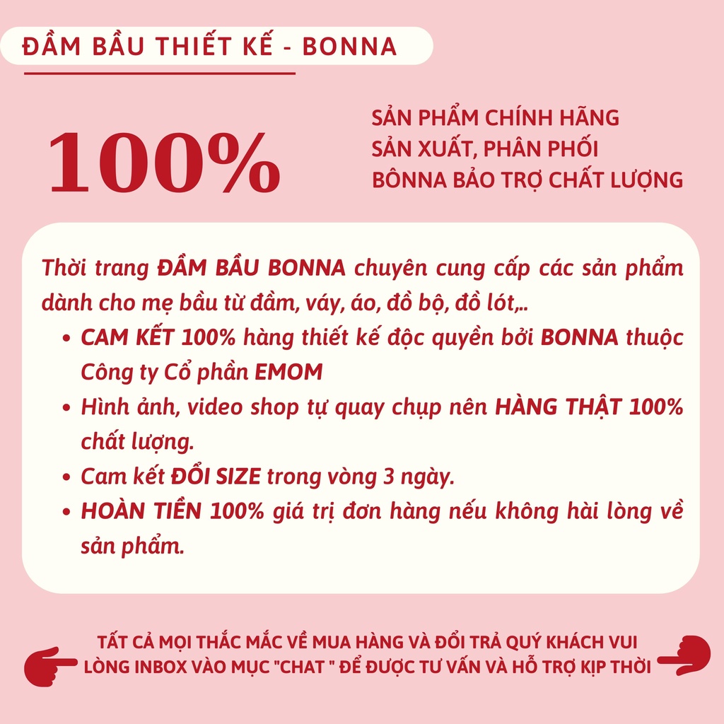 Váy bầu mùa đông bonna chất len cao cấp dày dặn với thiết kế cổ khoét cách - ảnh sản phẩm 9