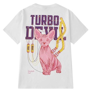 Áo thun tay lỡ TURBO Chất cotton cực mát áo phông form rộng nam nữ mặc đều rất đẹp với hai tông màu trắng đen