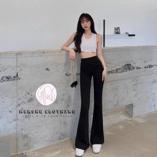 Mershe • quần legging ống loe cạp cao hack dáng