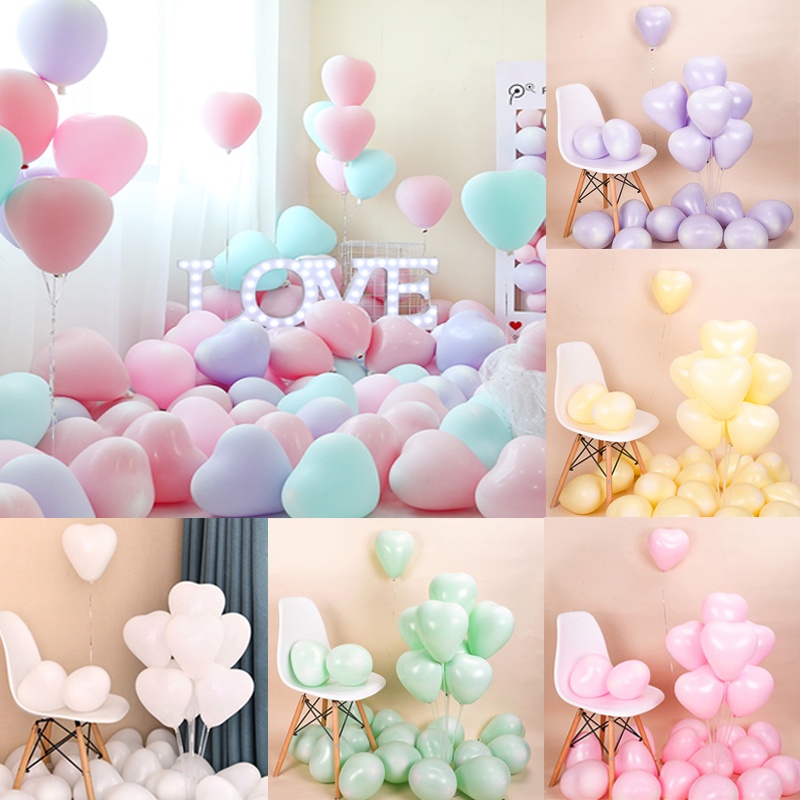 Set 20 Bong Bóng 12 Inch Nhiều Màu Sắc Dùng Để Trang Trí Tiệc Sinh Nhật/Đám Cưới