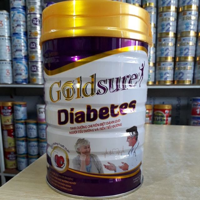 Sữa dành cho người TIỂU ĐƯỜNG goldsure Diabetes lon 900g