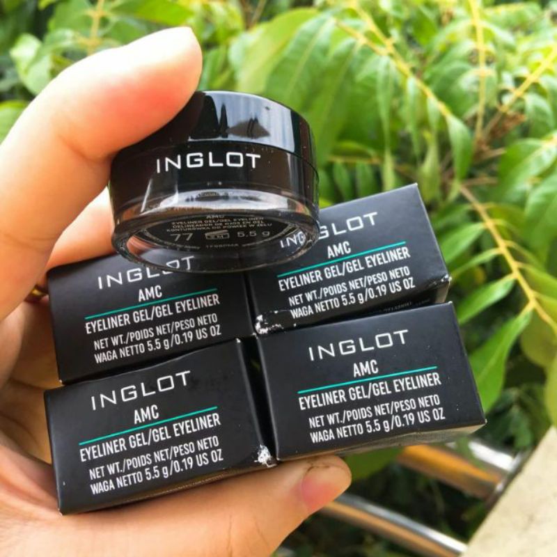 Gel kẻ mắt Inglot AMC 5.5g - màu 77 đen