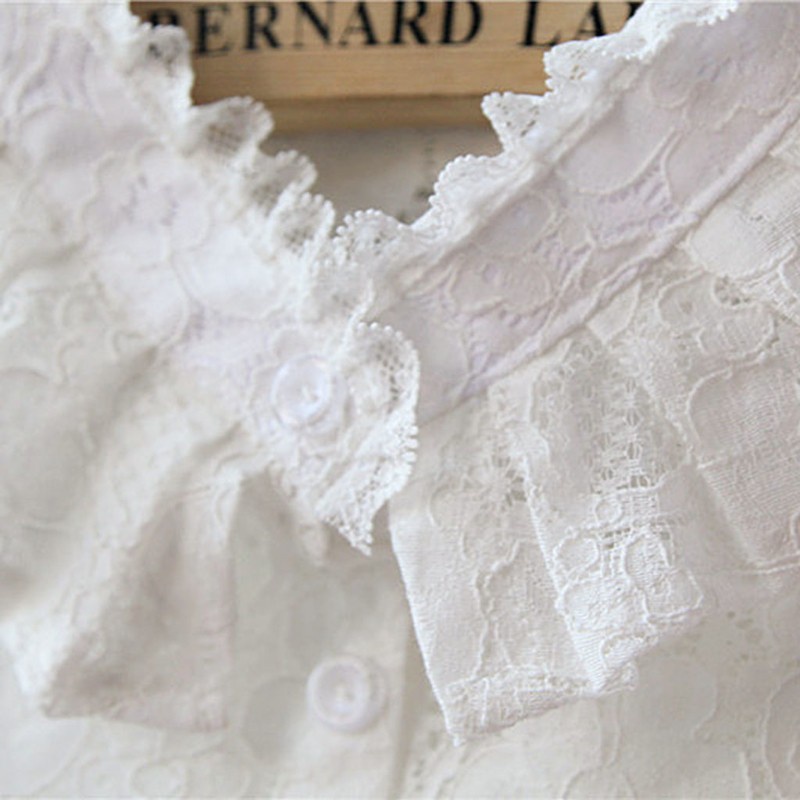 Cổ Áo Sơ Mi Giả Màu Sắc Thời Trang Cho Nữ