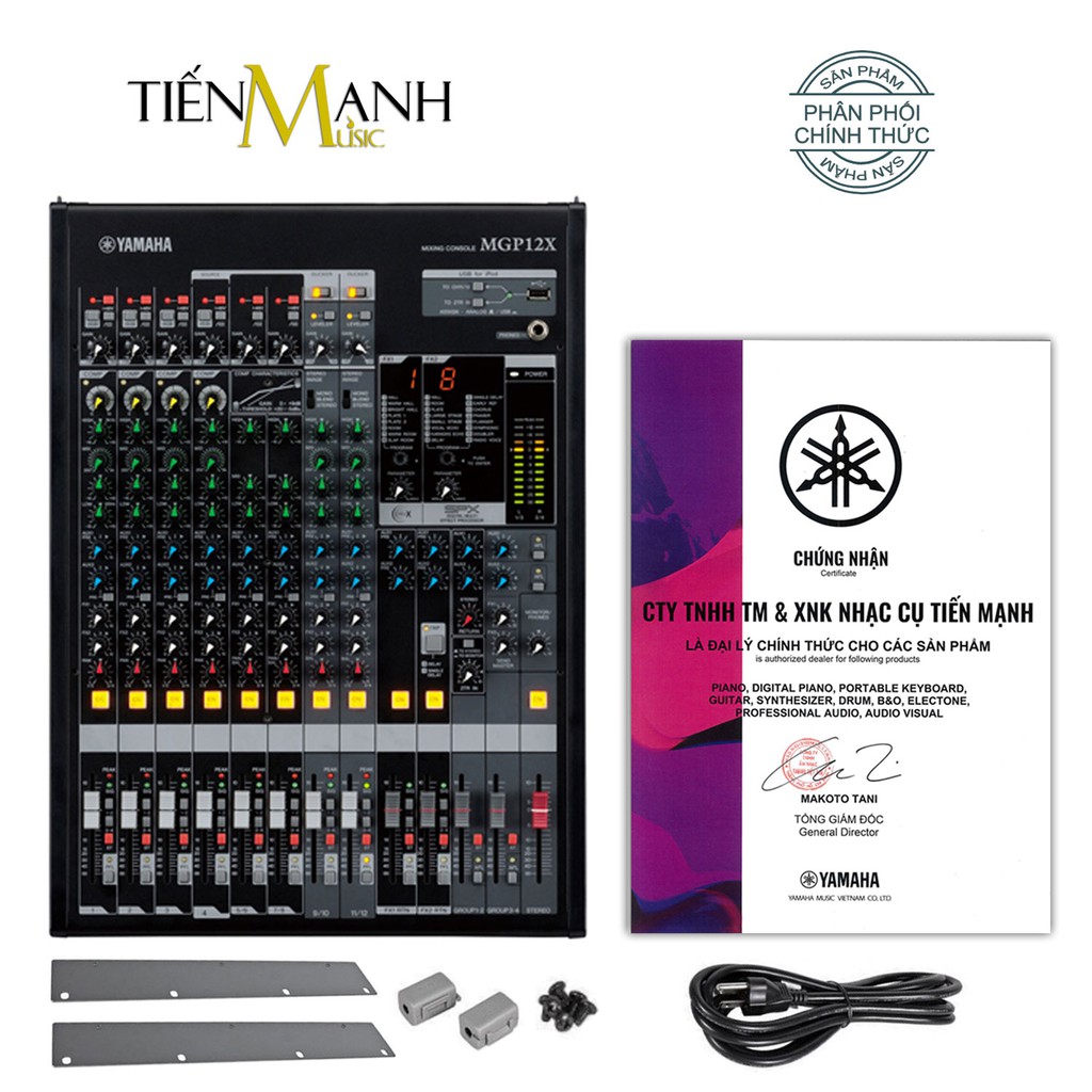 [Chính Hãng] Yamaha MGP12X Soundcard kiêm Bàn Trộn Mixer Interface Stereo Mixing Console Phòng Thu Studio Mix MGP12