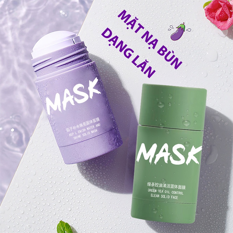 Mặt Nạ Trà Xanh MASH Dưỡng Ẩm Giảm Mụn