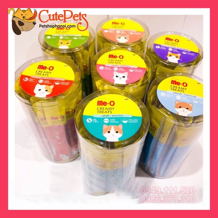 Kem súp thưởng Me-O Creamy Treats 15g (1 thanh) dành cho mèo - CutePets