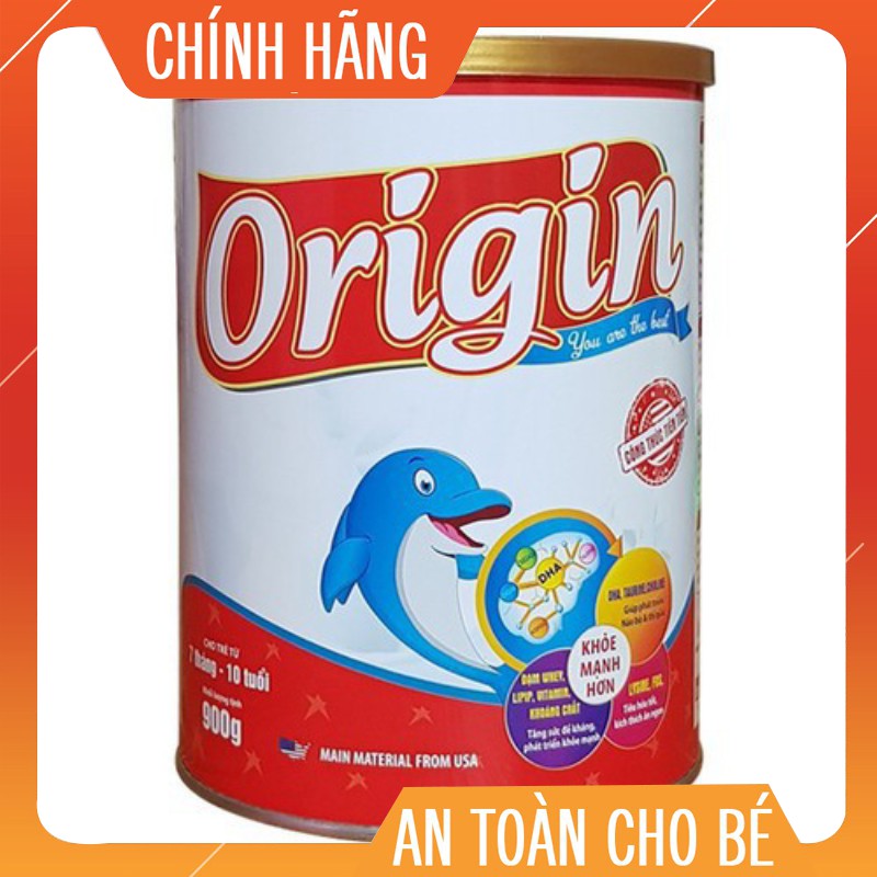 Sữa bột Origin dành cho trẻ cần tăng cân lon 900g date 2024 mới nhất