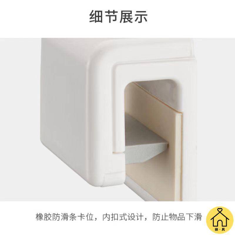 Hộp đựng kem đánh răng, treo tường không lỗ, sữa rửa mặt, giá đựng đồ trong phòng tắm và nhà vệ sinh, giá đựng sản phẩm chăm sóc da trên tường, móc, kẹp