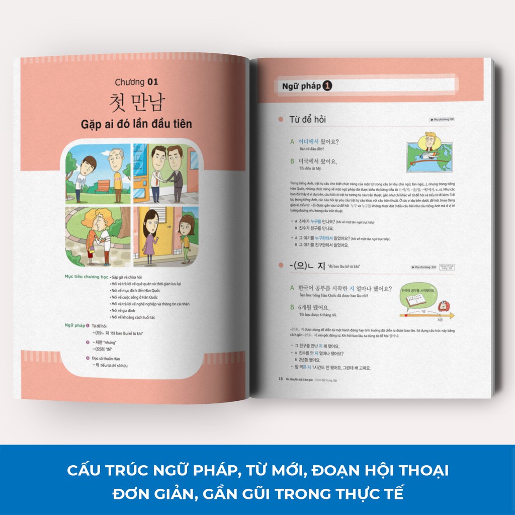 Sách - Học Tiếng Hàn Thật Là Đơn Giản Trình Độ Sơ Cấp