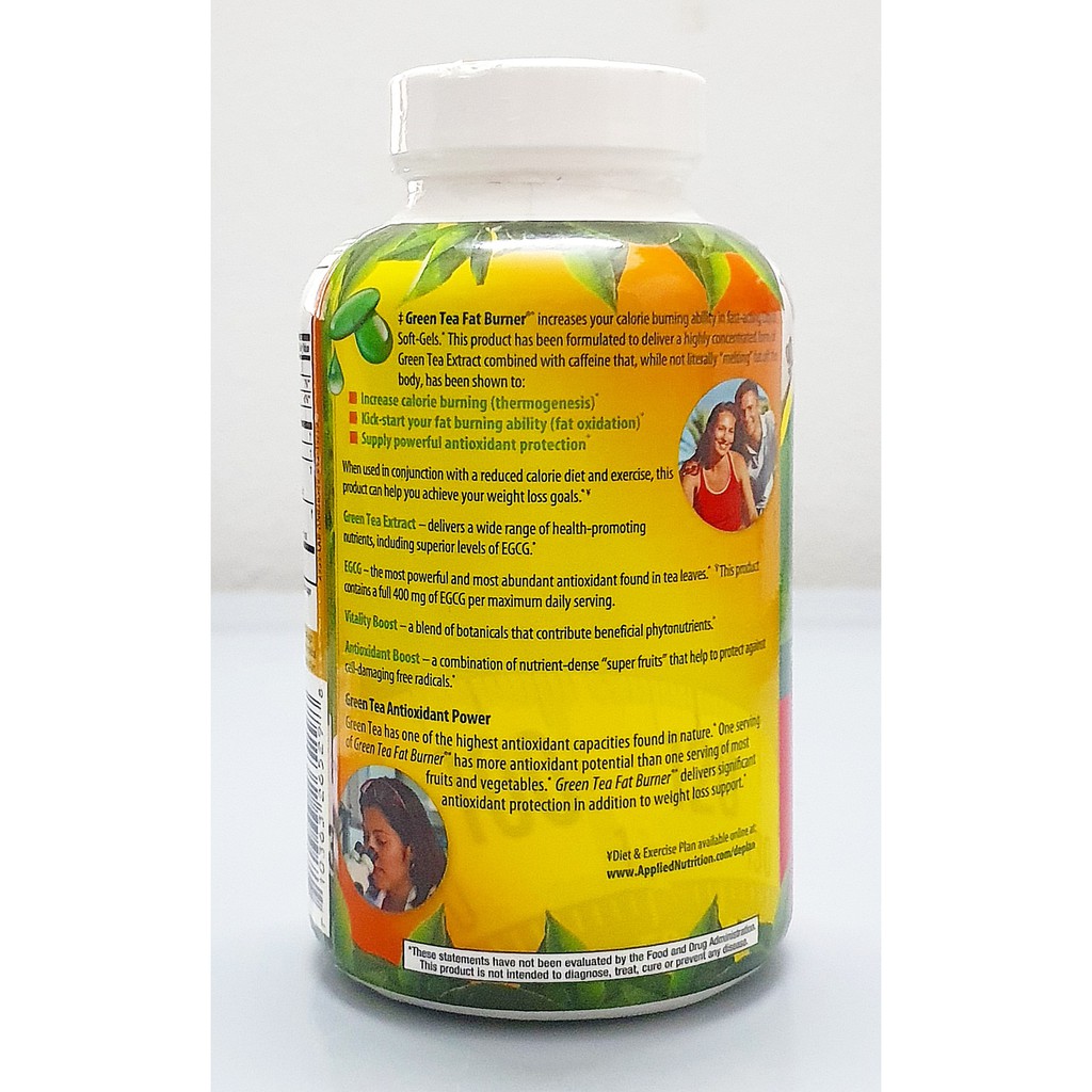 date 10/24 Viên uống giảm cân từ trà xanh Green Tea Fat Burner hộp 200 viên và 90 viên của Mỹ, giảm mỡ