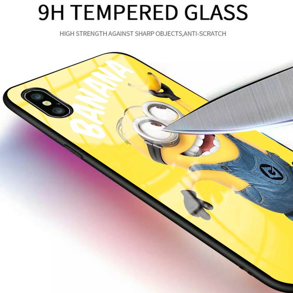 Ốp Điện Thoại Mặt Kính Họa Tiết Despicableble Cho Oppo Vivo Xiaomi Samsung Iphone 2 3 5 5i 5 Pro C1 67