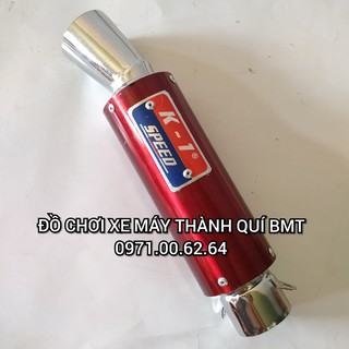 Pô độ xe máy - Pô K1 đỏ