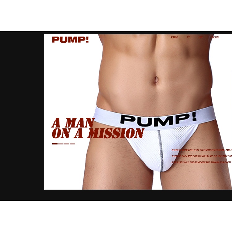 Set 3 Quần Lót Cotton Chữ G Lưng Thấp Quyến Rũ Cho Nam Jockstrap (3)H588