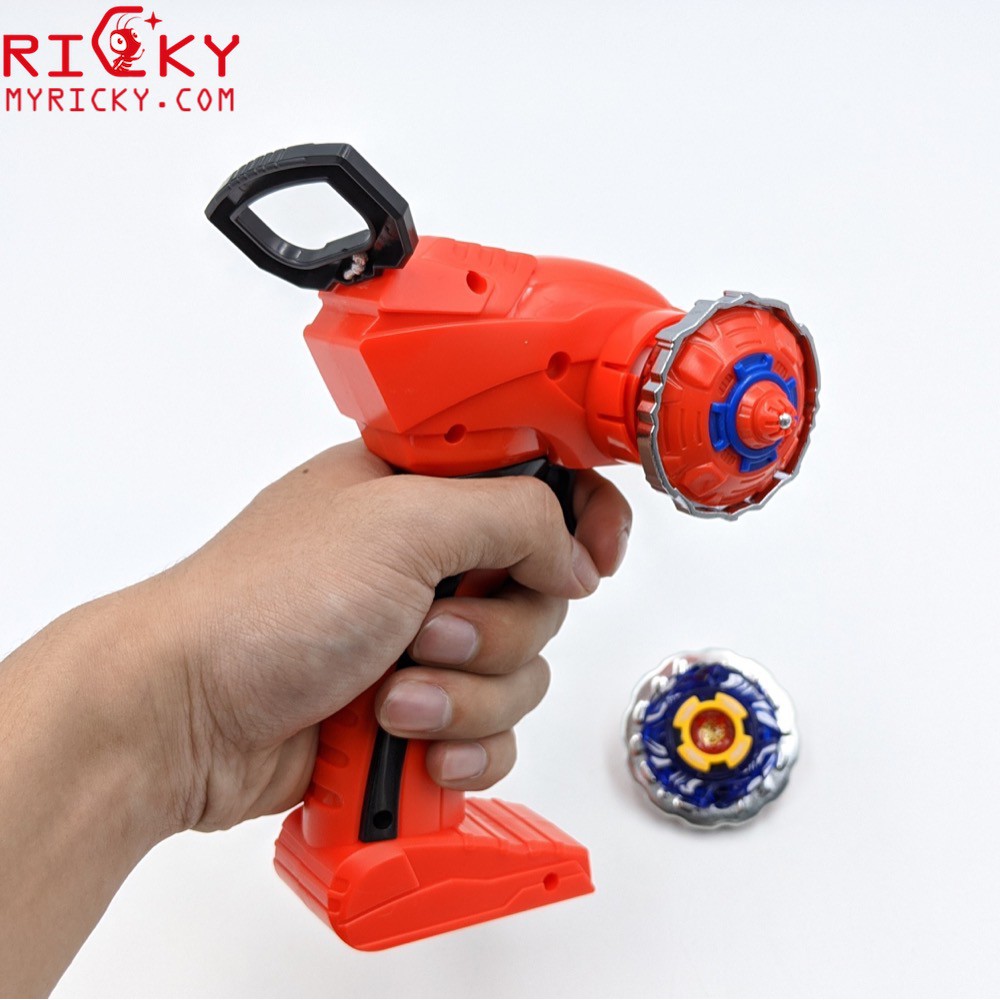 Hộp đồ chơi 2 con quay đk tay cầm mới mẽ