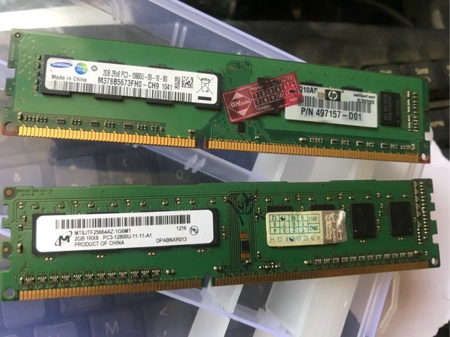 Ram máy tính DDR3 2Gb bus 1333/1600 bảo hành 03 tháng