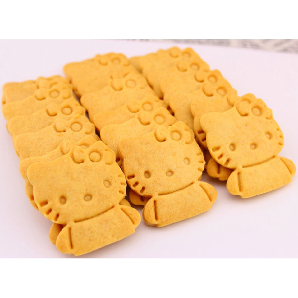 2 khuôn hình Hello Kitty nhấn cắt làm bánh kẹo