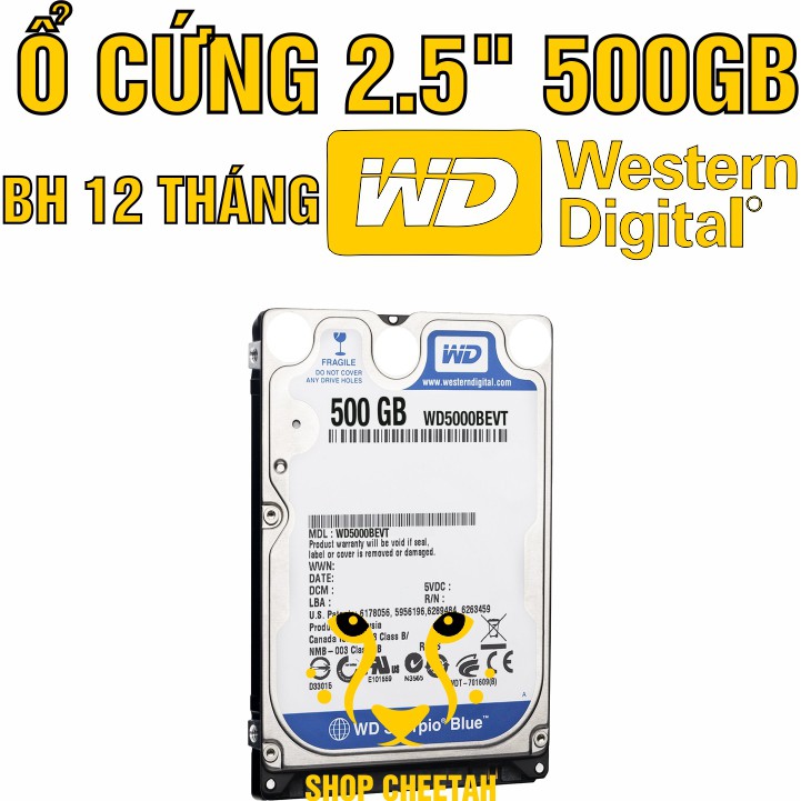 HDD 2.5” 500GB/320GB – Ổ cứng Laptop chính hãng Hitachi/Toshiba/Seagate/Western Digital – Bảo hành 12 tháng – Mới 99%