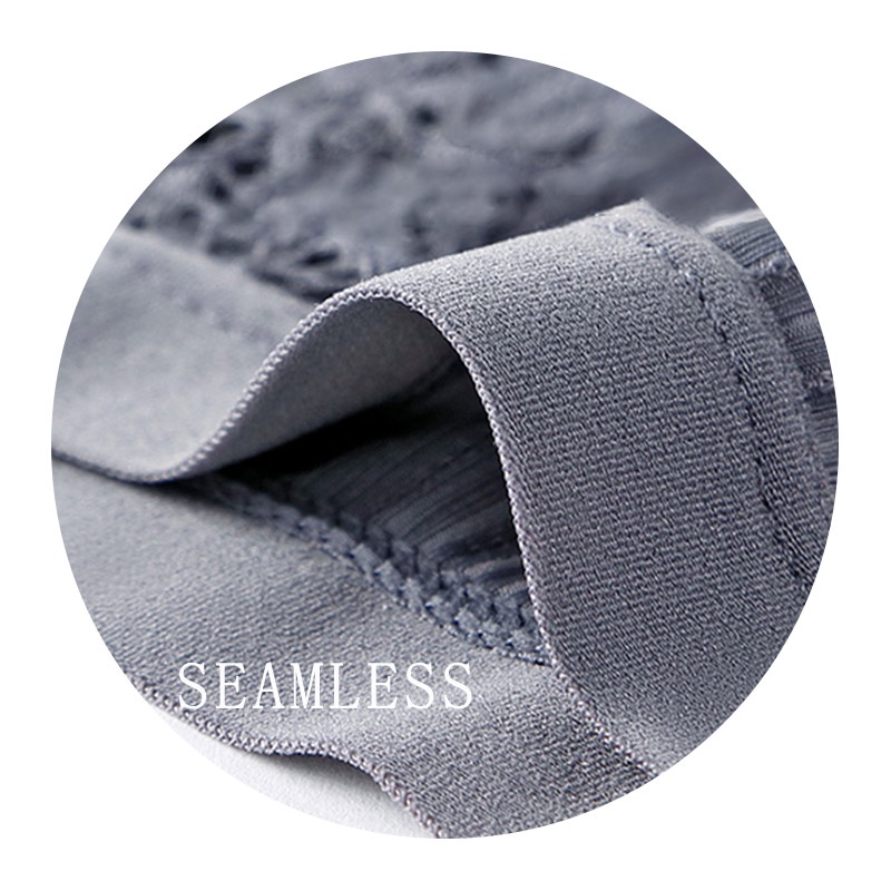 Quần lót kẻ sọc thêu họa tiết phối ren quyến rũ lưng thấp xuyên thấu S-XXL dành cho nữ