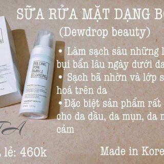 Sữa rửa mặt Dew drop