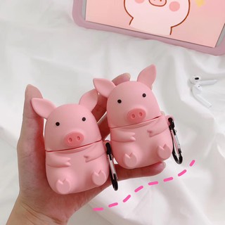 Túi đựng tai nghe không dây Bluetooth hình gấu xinh xắn dành cho Apple Airpods