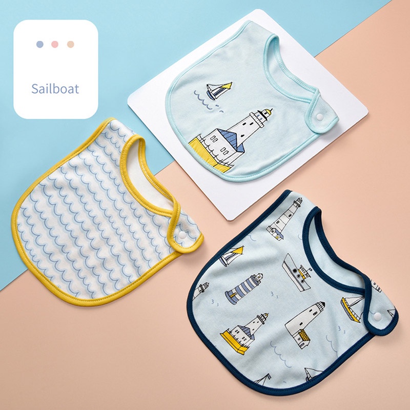 Set 3 yếm cotton vuông Insular YH 172063