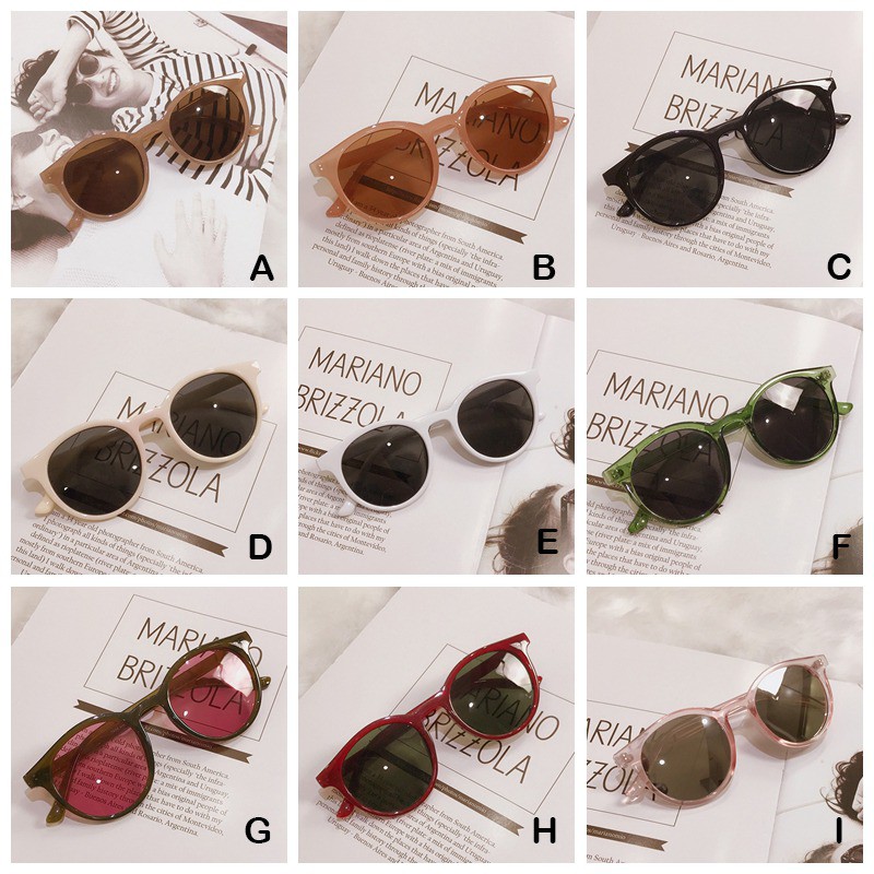 [Baywellfashion]Kính mát màu kẹo ngọt phong cách retro | BigBuy360 - bigbuy360.vn