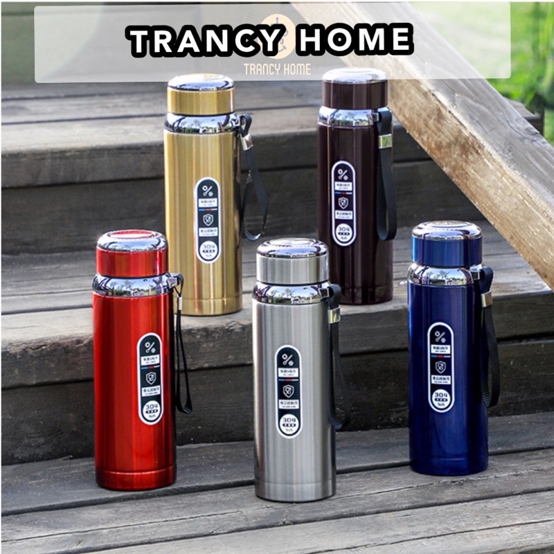 Bình Giữ Nhiệt TRANCY Bình Đựng Nước Inox304 BTC01