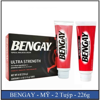 Kem BENGAY Ultra Strength 113 g x 2 tuýp Mỹ [Hộp 2 tuýp]