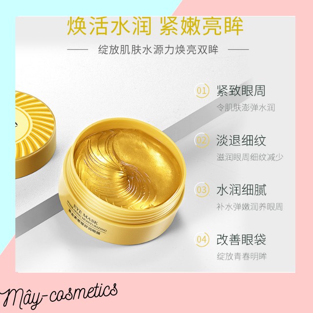 Mặt Nạ Mắt BIOAQUA,Hôp 60 Miếng Chống Quầng Thâm, Lão Hóa Mắt. | BigBuy360 - bigbuy360.vn