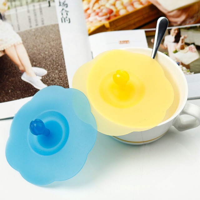 Nắp Đậy Ly Silicone đường kính nắp 11cm