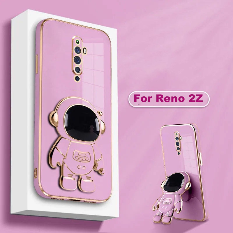 Ốp Điện Thoại Silicone Mềm Họa Tiết Phi Hành Gia Cho OPPO reno 2 2Z 2F 10X Zoom reno 4