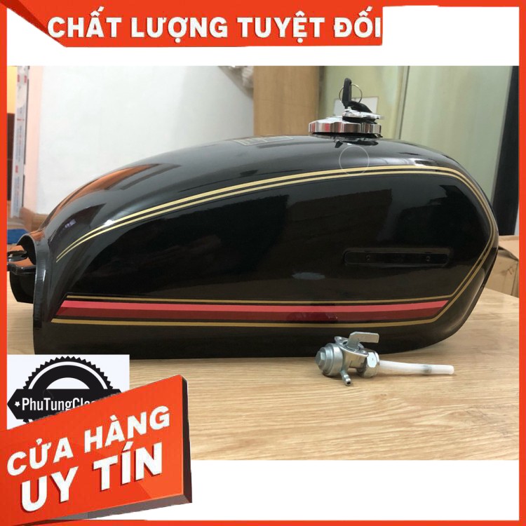 Bình Xăng CD 70/90 giả Zin, đầy đủ nắp khóa