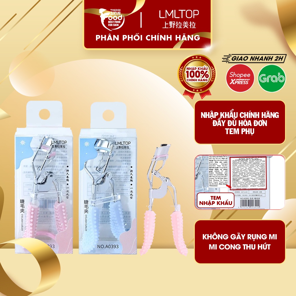 [HÀNG NHẬP KHẨU] Bấm Mi Cán Gai Giúp Làm Cong Mi Massage LMLTOP Eye Lash Curler A0393 (Màu Ngẫu Nhiên)