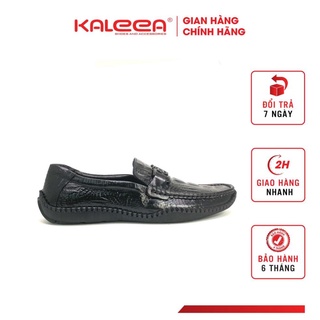 Giày Nam Da Bò KALEEA IS60 - Đế Cao Su Âm Khâu Chắc Chắn Độ Dày 3 cm