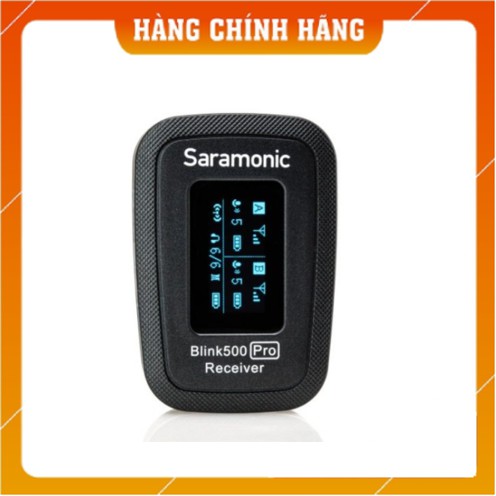 Microphone Saramonic Blink 500 Pro B2 ( TX + TX + RX ) Hệ thống micro thu âm không dây 2 phát 1 thu chính hãng