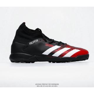 Giày thể thao Adidas PREDATOR 20.3 IC Giày bóng đá Giày thể thao đế phẳng Giày thể thao màu đen Đỏ trắng X-1 Thời trang 39-45