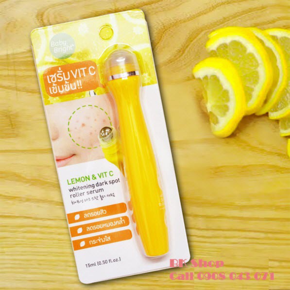 [ Auth Thái ] SERUM HỖ TRỢ GIẢM THÂM  BABY BRIGHT LEMON VIT C