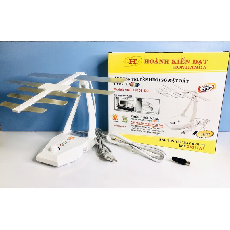 Ăng ten hkd105 dùng cho tivi tích hợp và đầu thu dvb t2