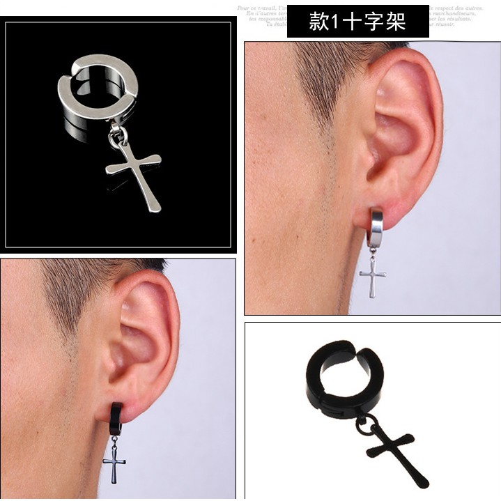 Khuyên Kẹp Tai Phong Cách Hip Hop Đường Phố Hàn Quốc Cá Tính