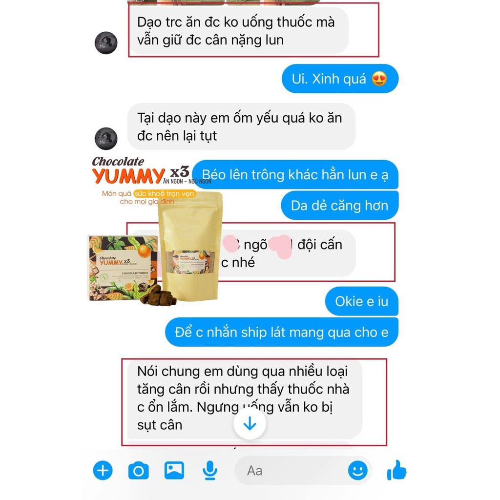 Thảo mộc hỗ trợ tăng cân Chocolate Yummy X3, dành cho trẻ em từ 5 tuổi trở lên, hỗ trợ tăng cân, ăn ngon, ngủ ngon