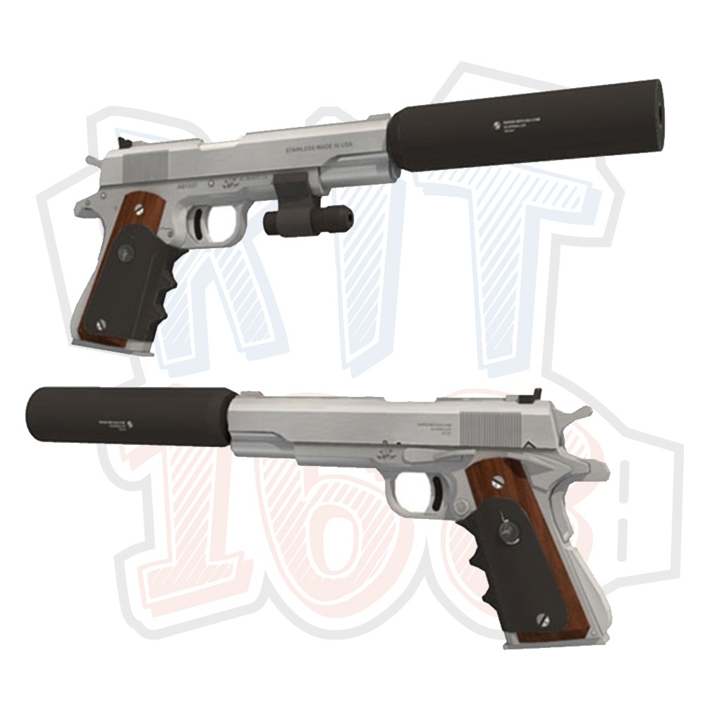 Mô hình giấy đồ chơi lắp ráp Pistol Colt M1911