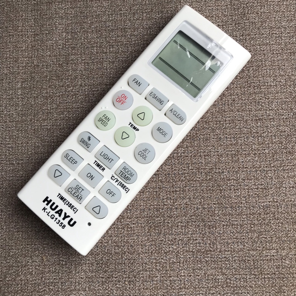 Điều khiển điều hòa máy lạnh đa năng lg K-LG1358 dùng cho nhiều mã điều hòa khác nhau