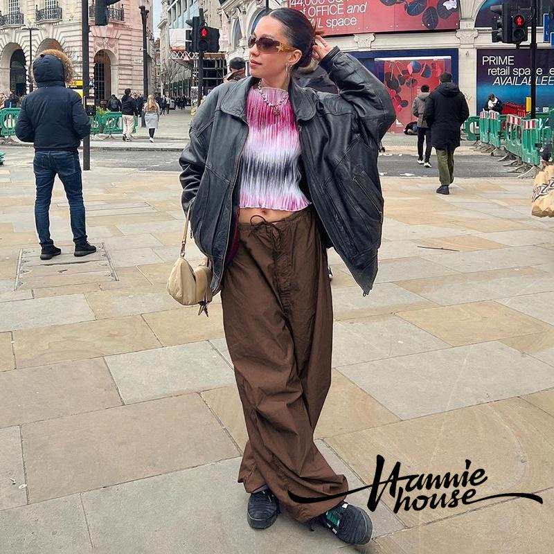 Quần Dài Ống Rộng Màu Sắc Thời Trang Cho Nữ