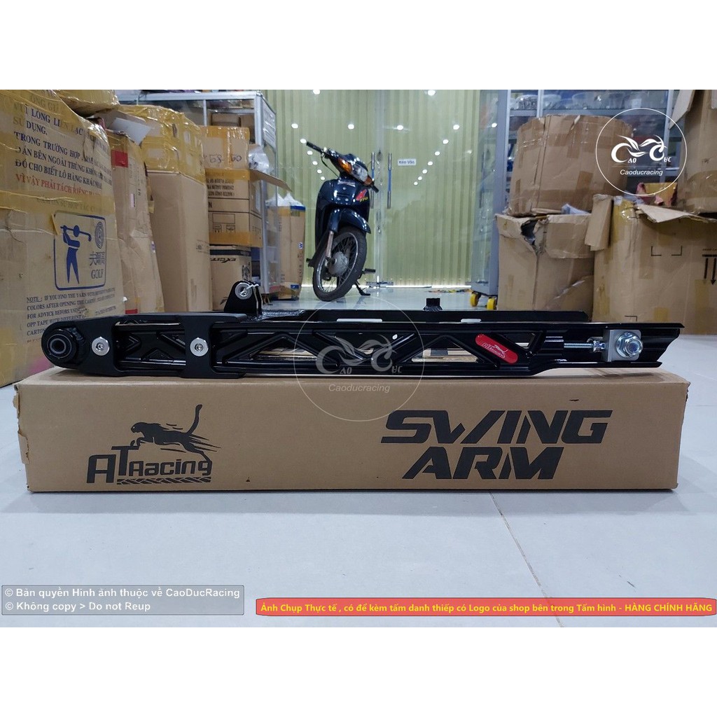 Gắp Nhôm CNC EX150 nặng 3,4kg nhôm dầy AT RACING HÀNG CHÍNH HÃNG - lắp như zin