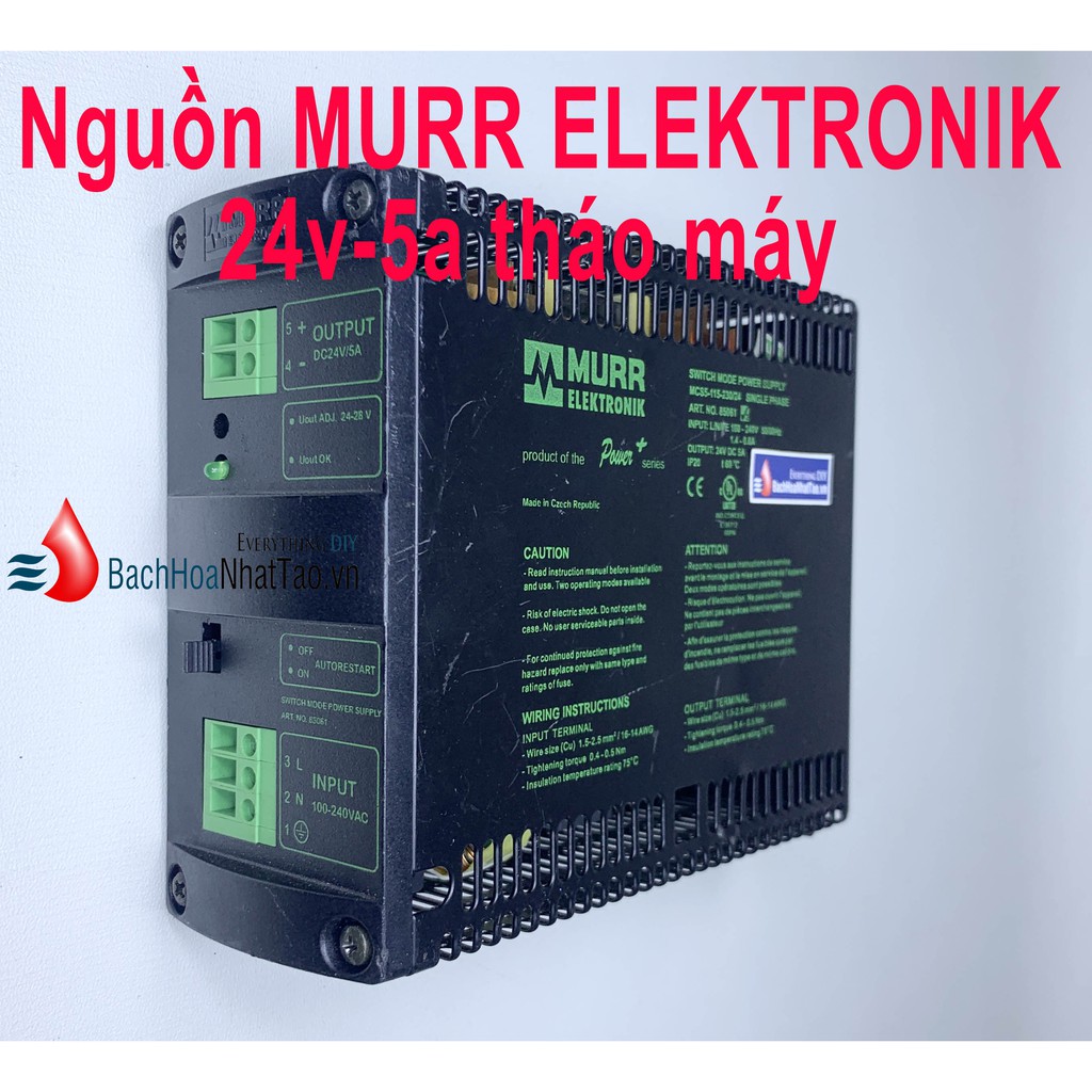 Nguồn MURR 85061 DC24v 5a Tháo Máy