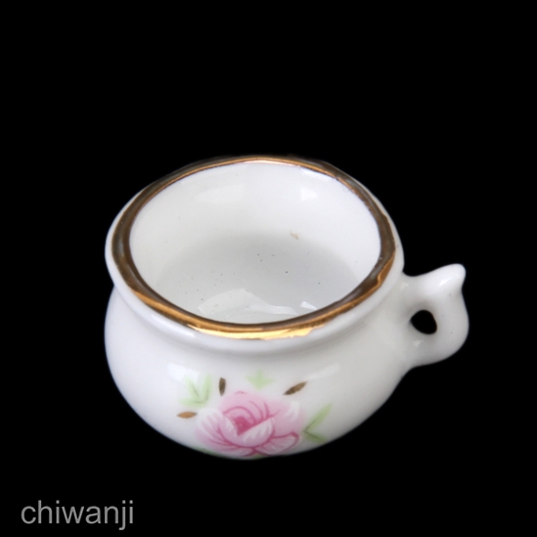 Bộ 8 Món Đồ Dùng Nhà Tắm Tỉ Lệ 1 / 12 Trang Trí Nhà Búp Bê