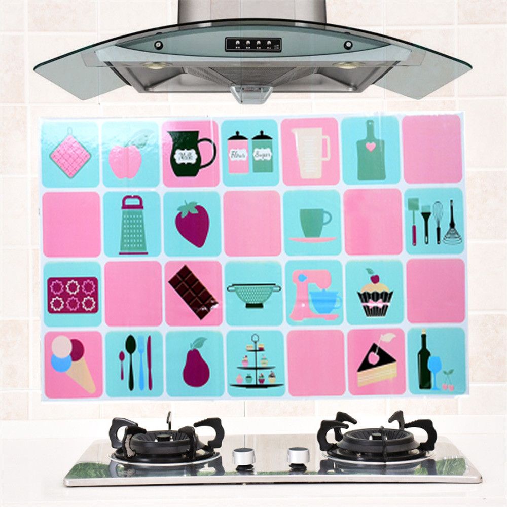 Giấy dán tường bằng lá nhôm chống thấm nước chịu nhiệt độ cao trang trí nhà bếp