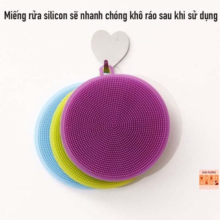  Miếng Rửa Chén Bát Silicon Siêu Bền [RỬA BÁT SILICON]
