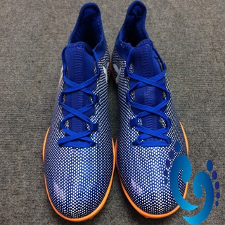 Giày đá bóng X17 xanh chấm nhân tạo