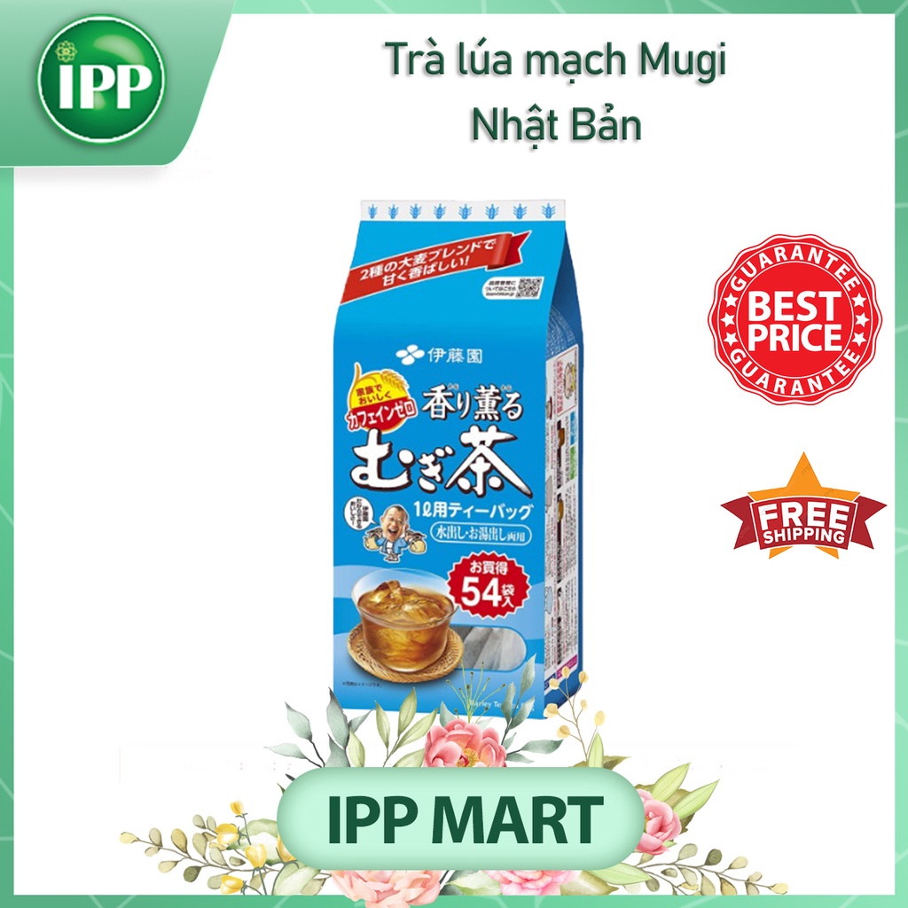 Trà lúa mạch túi lọc Mugi Nhật Bản 54 gói date T2/2024